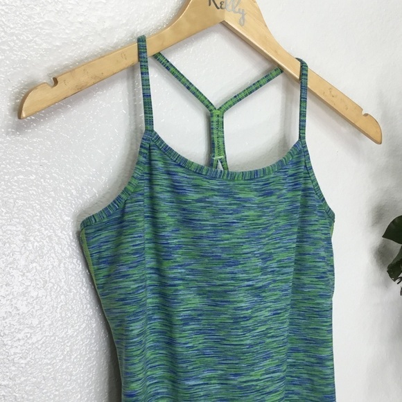 Lululemon Green And Blue Workout Tank Top - Picture 2 of 5